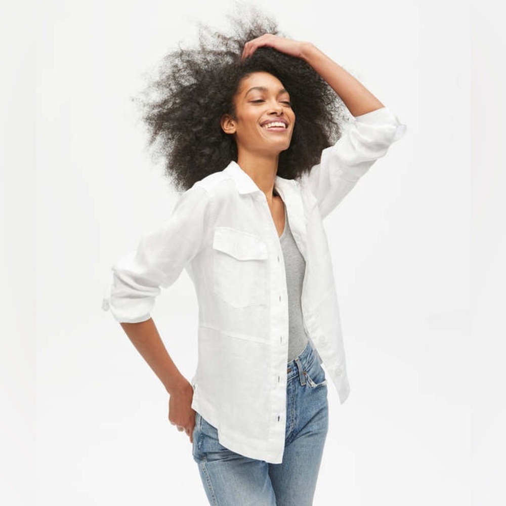 Michael Stars Whitney Linen Shaket